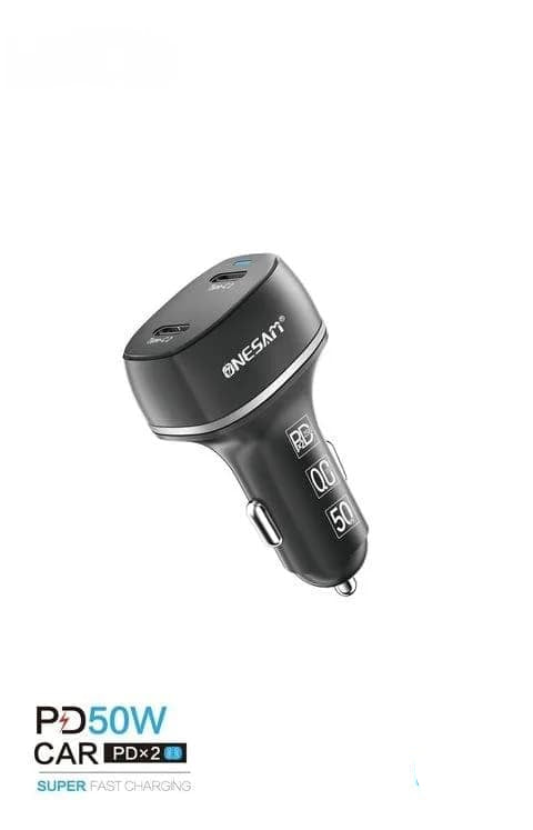 Onesam 50W Car Charger 2 Type C Port G15