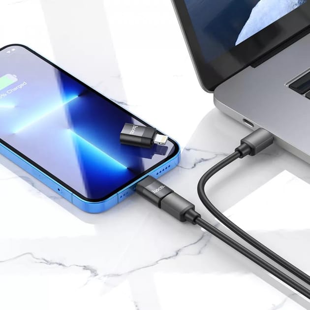 Hoco UA17 Lightning to USB-C Adapter