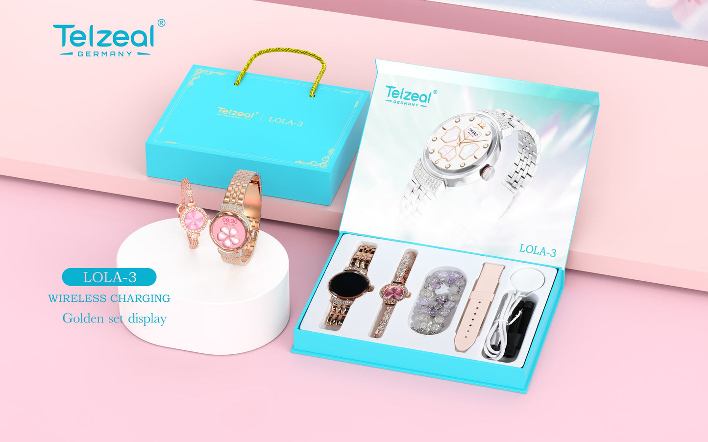 Telzeal Lola-3 ladies smartwatch