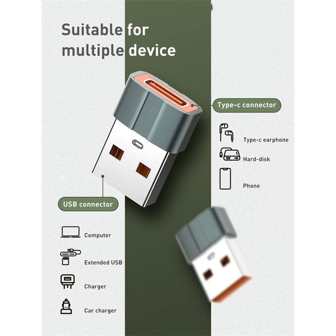 Ldnio  USB-C Female To USB Male Adapter LC150