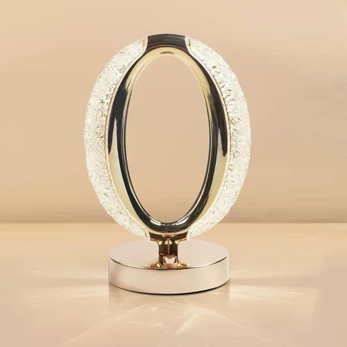 Oval Shape Crystal Led Table Lamp