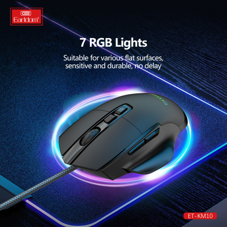 Earldom 7-KEY RGB Gaming Mouse ET-KM10