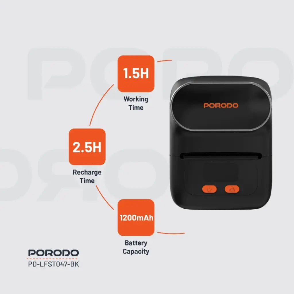 Porodo Lifestyle Super HD Thermal Printer