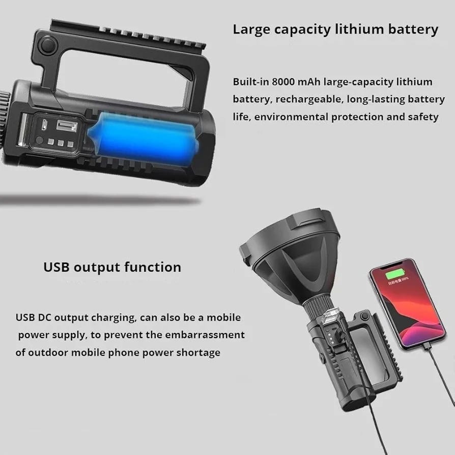 Multifunctional Rechargeable Flashlight W5120