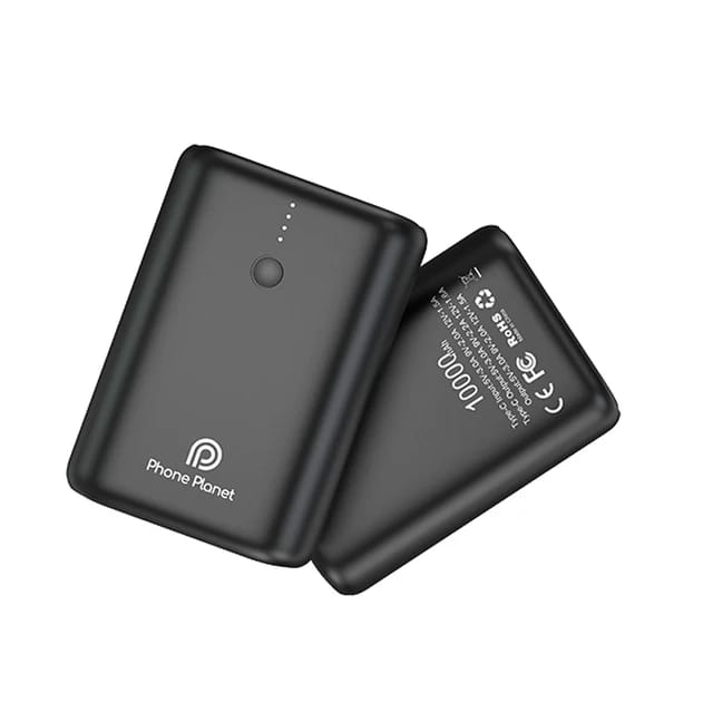 Phone Planet 10000mAh Mini Power Bank Quick Fast Charging