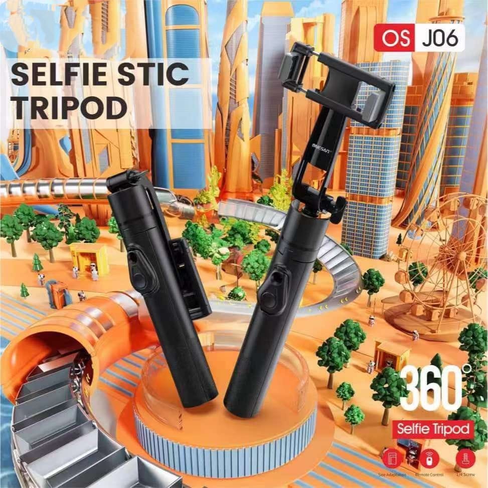 ONESAM Retractable Bluetooth Selfie Stick 360 Rotation OS-J06