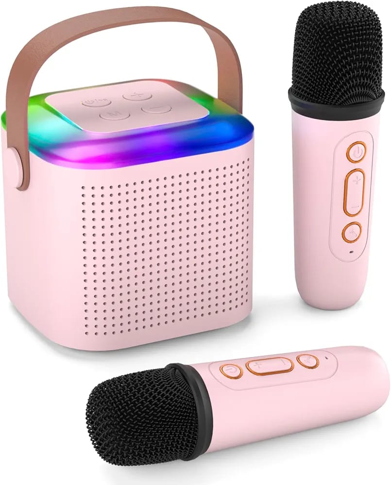 Karoake Bluetooth Speaker with 2 Wireless Microphones Y1