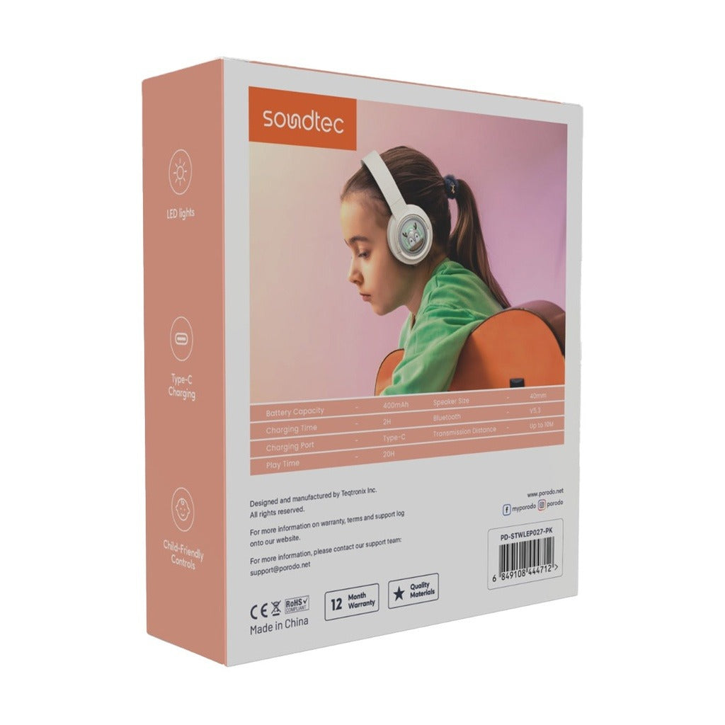 Porodo Soundtec Moose Wireless Kids Headphone