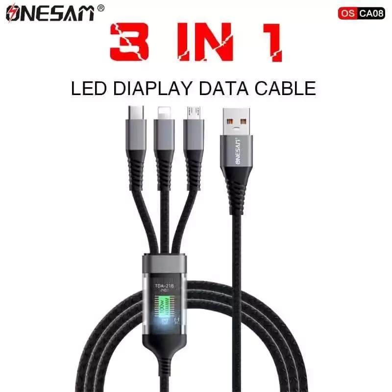 Onesam 100W 3in1 Data Cable CA08