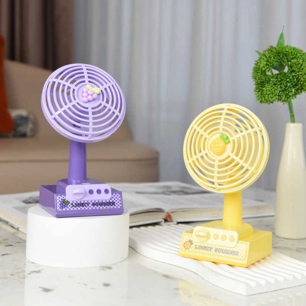 Portable Mini Cartoon Desktop Fan