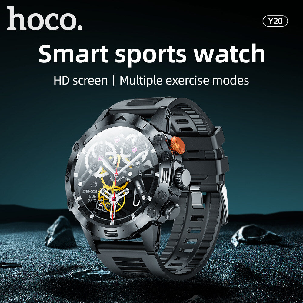 Hoco Y20 Sports Smart Watch - Silver