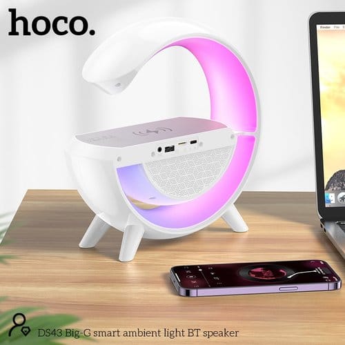 Hoco DS43 15W Wireless Charging Smart Ambient Light Speaker