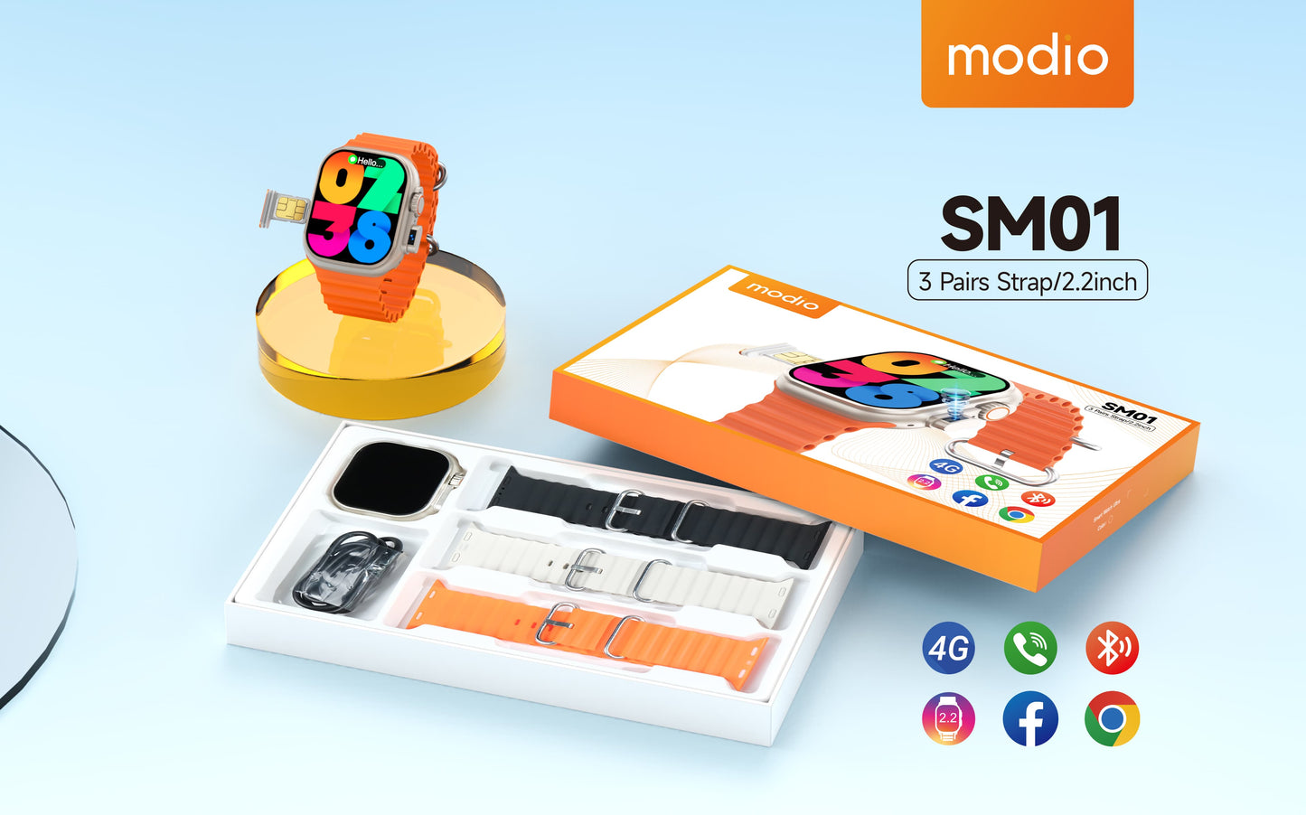 Modio 4G Smartwatch SM01