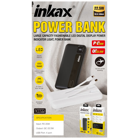 Inlax 10000mAh PD20W+QC22.5W Power Bank PBQ-35