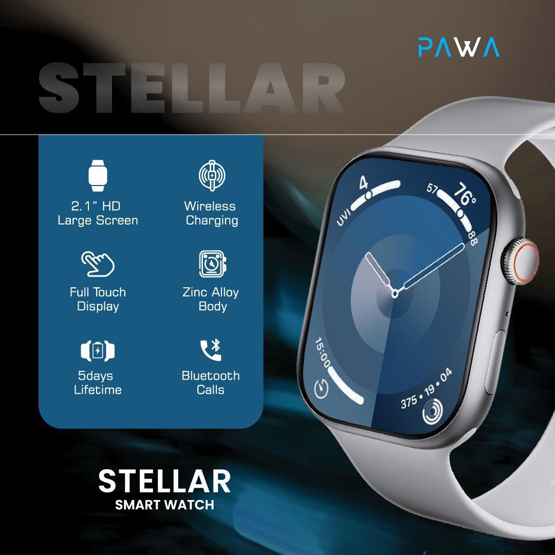 Pawa Stellar Smart Watch - Silver