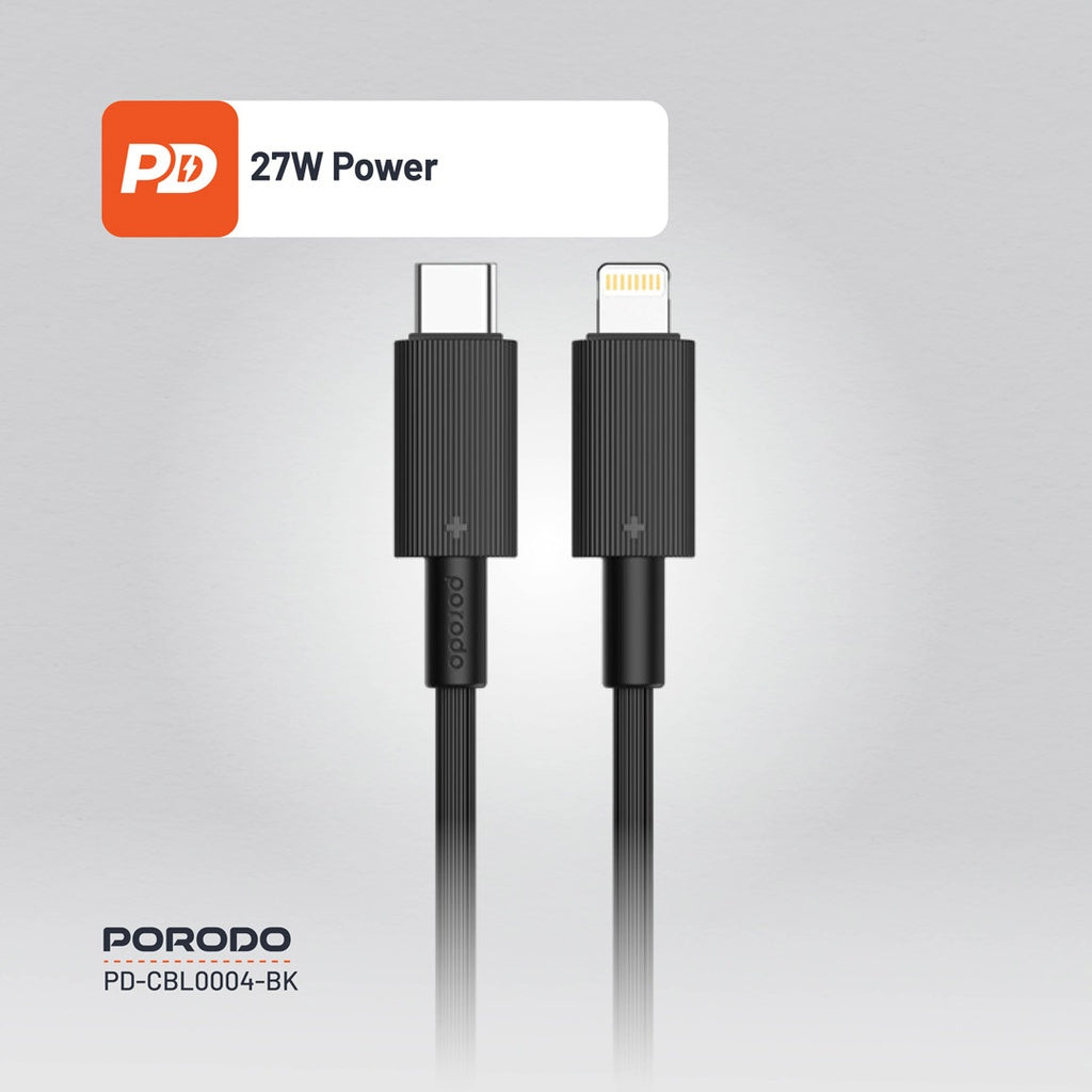 Porodo USB-C to Lightning Durable Charging Cable