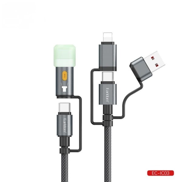 Earldom 6in1 Multifunctional Data Cable EC-IC03