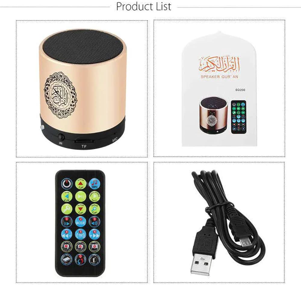 Portable Bluetooth Quran Speaker with remote SQ200