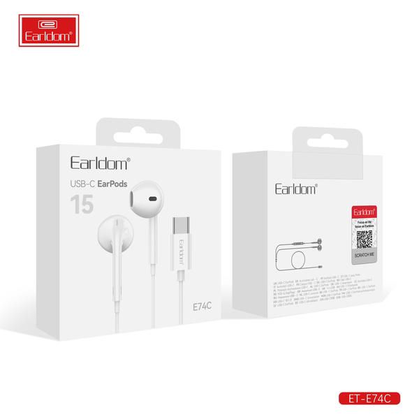 Earldom ET-E74C Type C Earphones