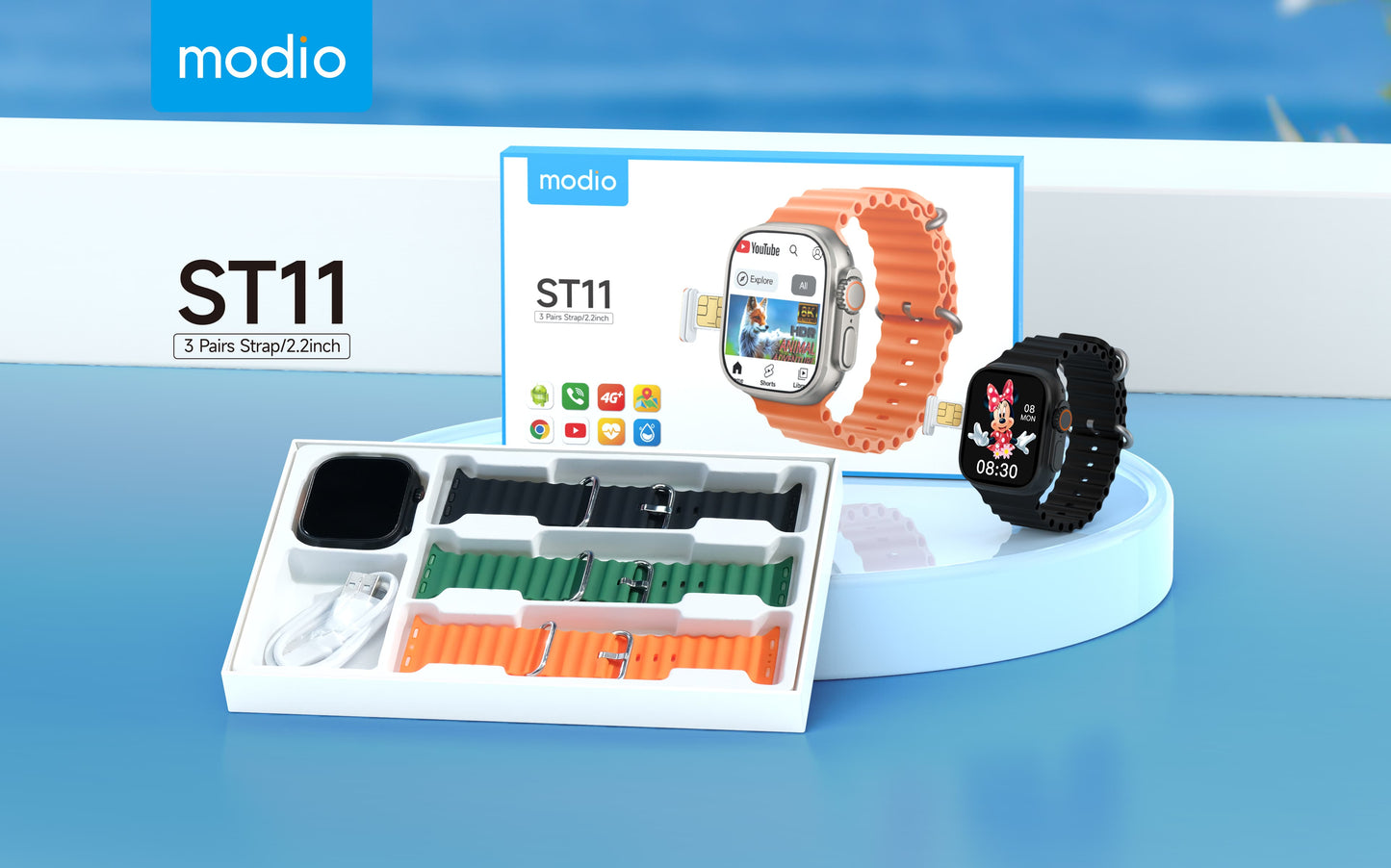 Modio ST11 4G Network Smartwatch