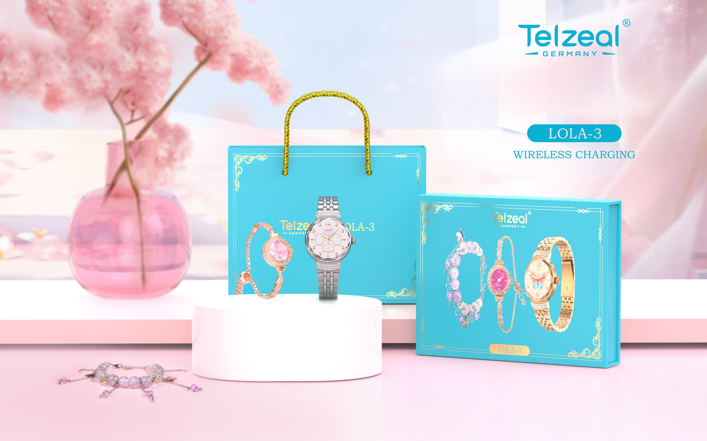 Telzeal Lola-3 ladies smartwatch