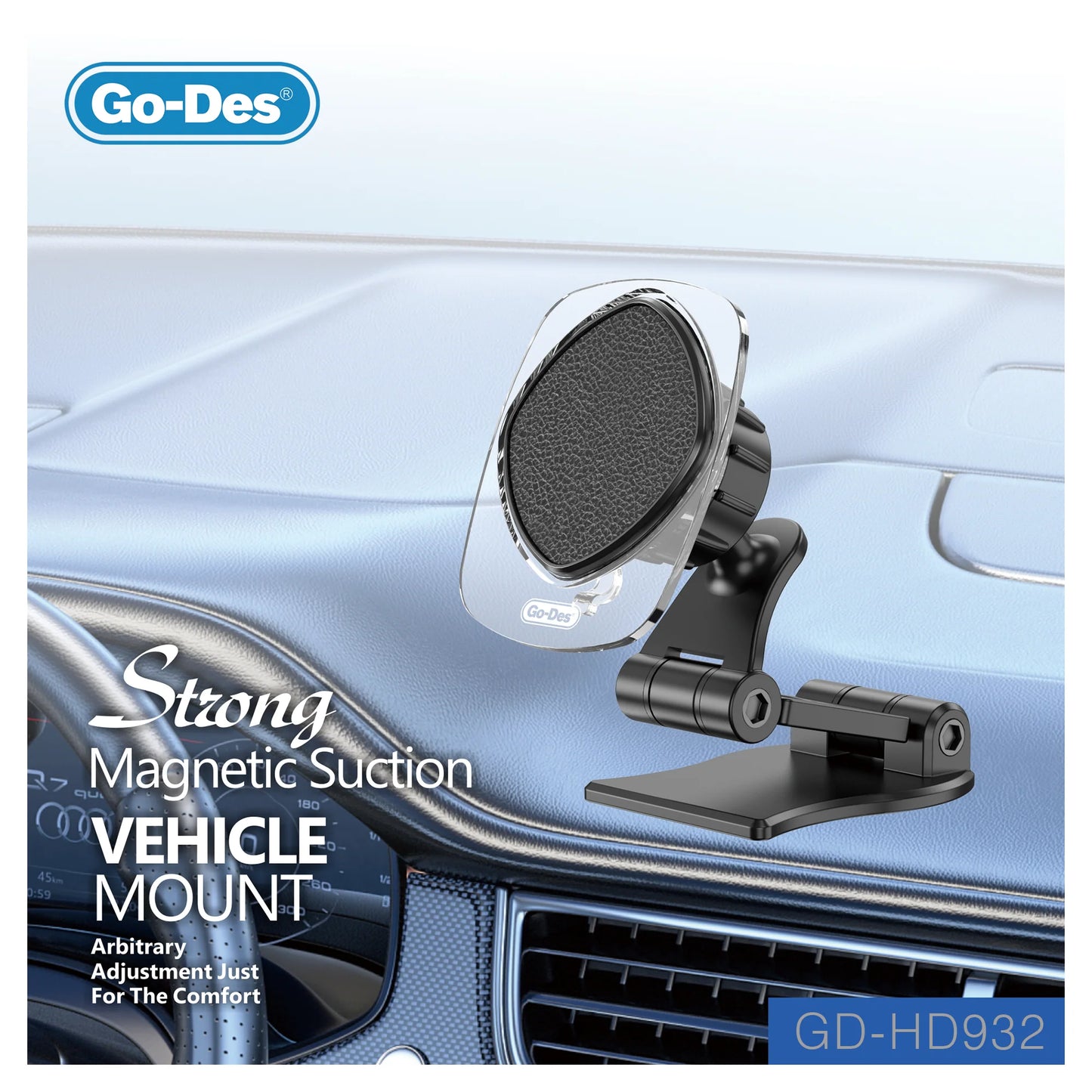 Go-Des GD-HD932 Strong Magnetic Suction