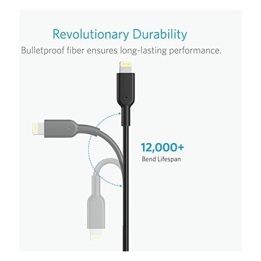 Anker PowerLine II Lightning Cable (0.9m /3ft) C89