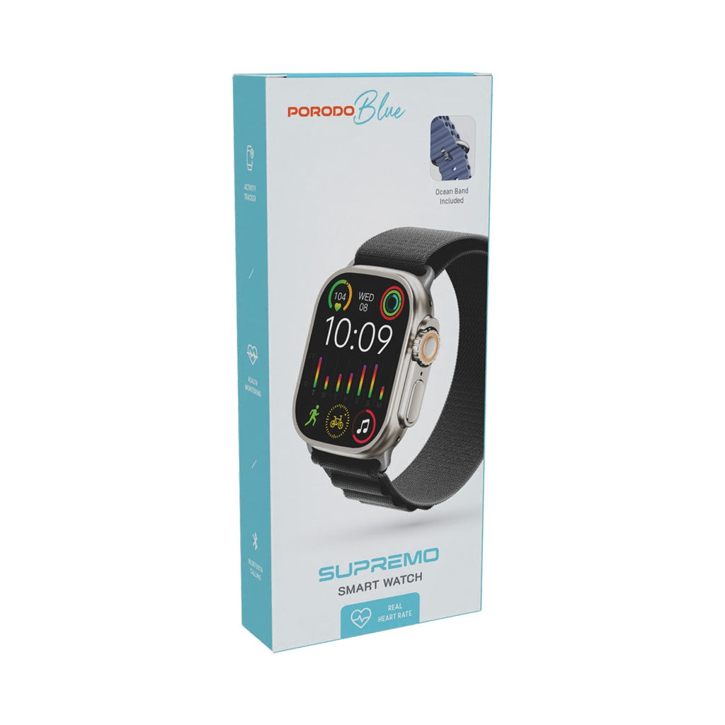 Porodo Blue Supremo Smart Watch