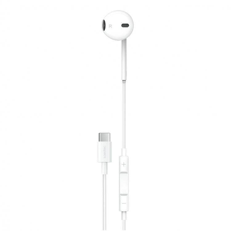 Porodo Soundtec Mono Earphone with Type-C Connector and 3-Button Controls