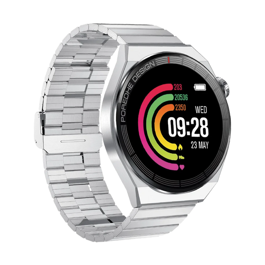 Pawa Elegance Amoled Smart Watch - Silver