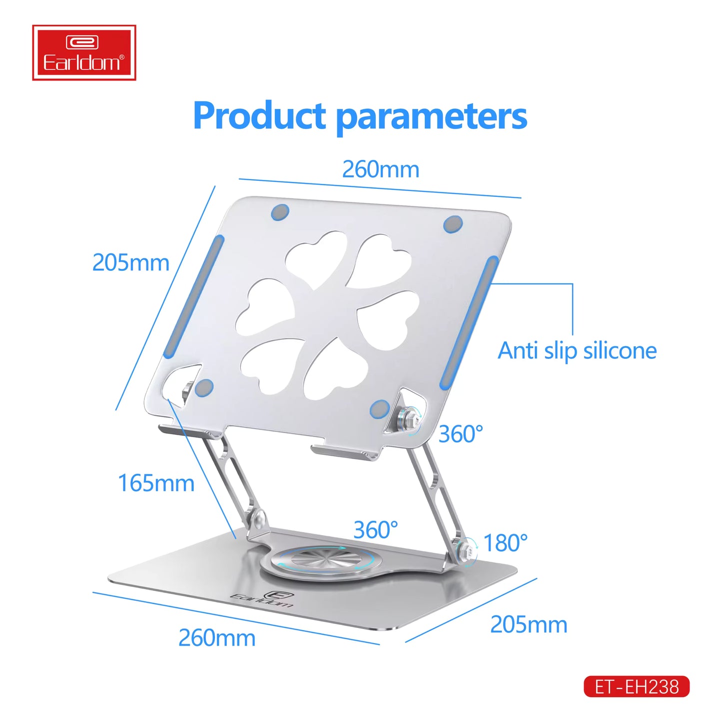 Earldom Laptop stand ET-EH238