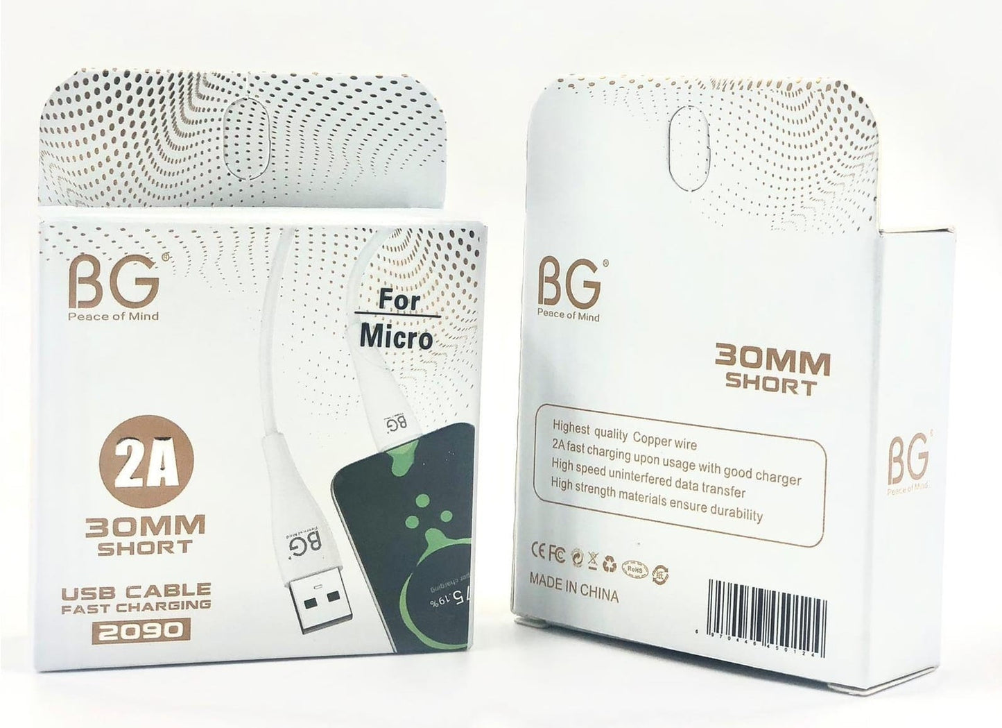 BG Micro USB 0.3m Powebank Cable