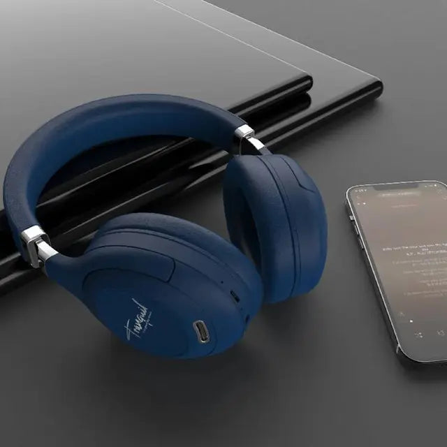 Pawa Tranquil Over-Ear Wireless Headphone with ANC - Blue