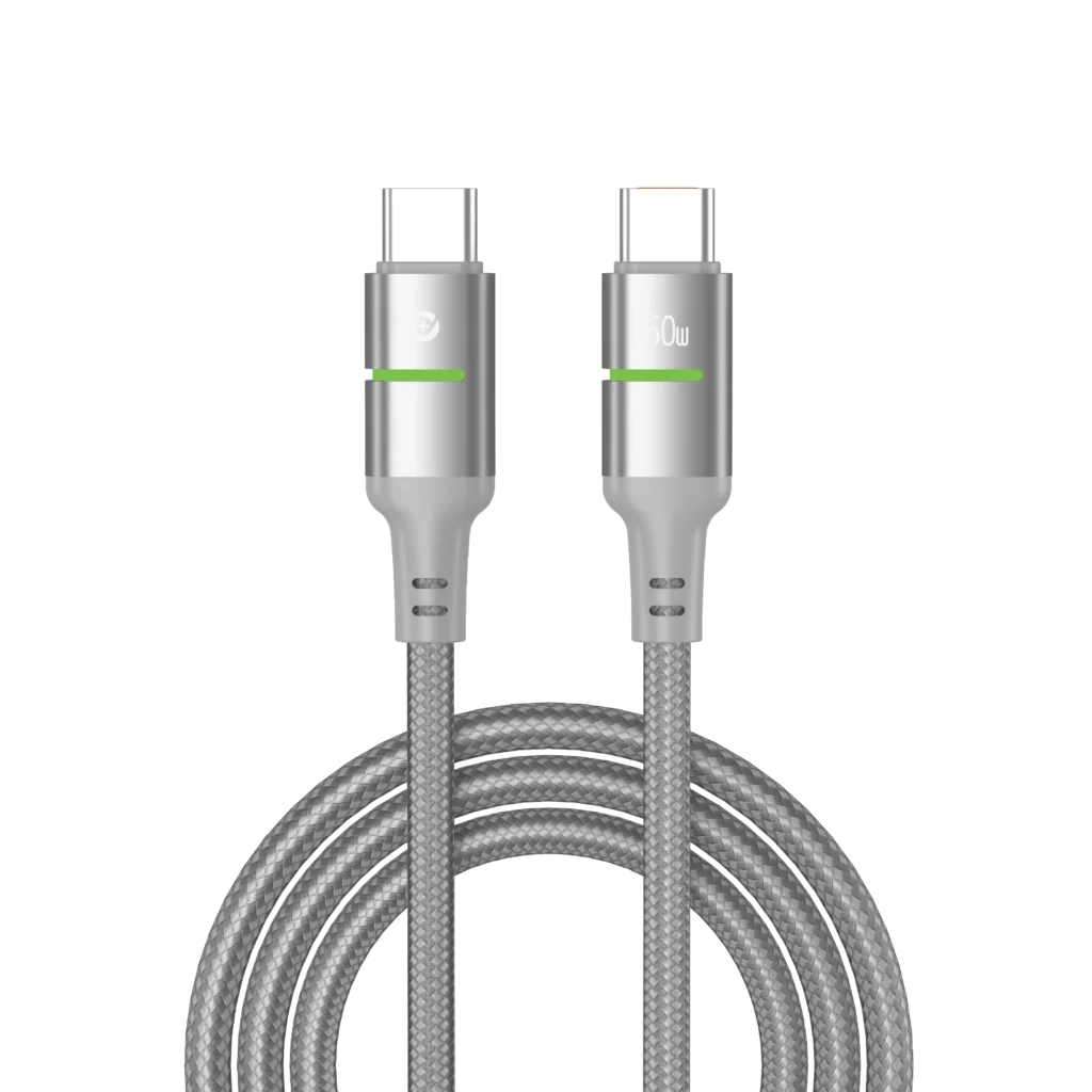 PowerO+ Lucent Alloy Braided Cable Type C to Type C