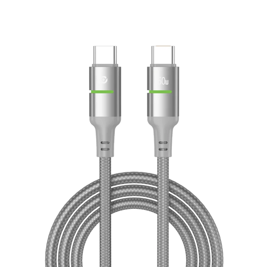 PowerO+ Lucent Alloy Braided Cable Type C to Type C