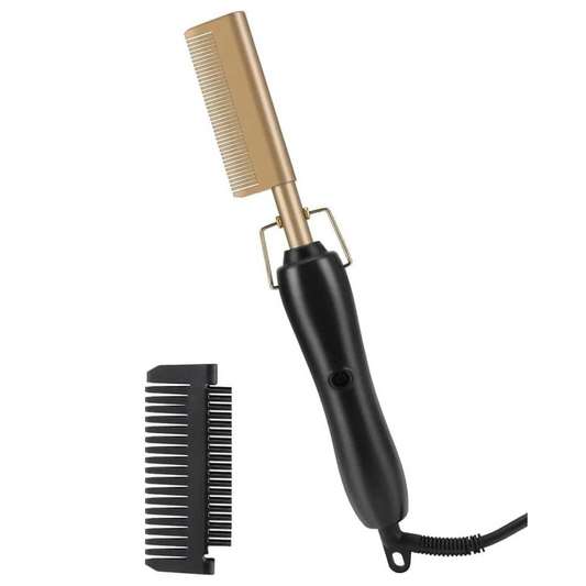 Multifunctional 2in1Electric Ceramic Hair Straightening Comb