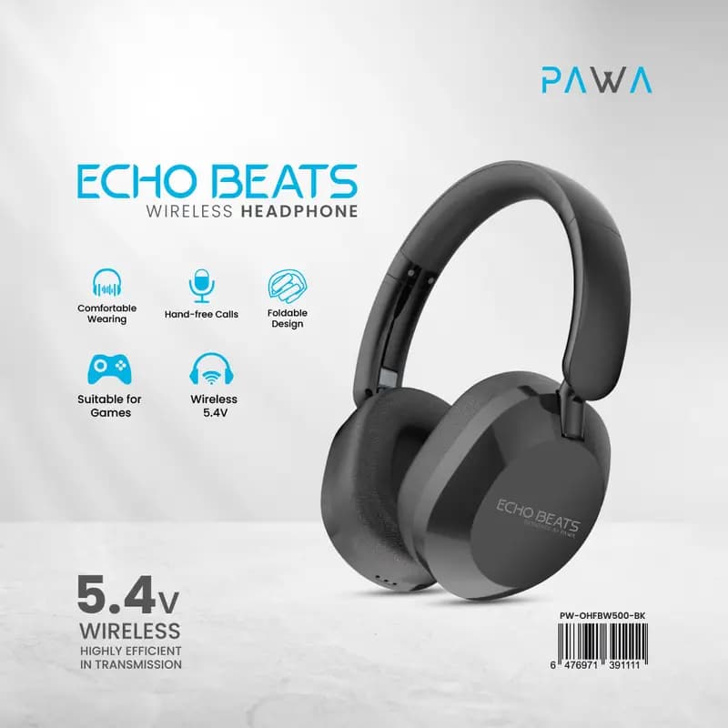 Pawa Echo Beats Wireless Headphone