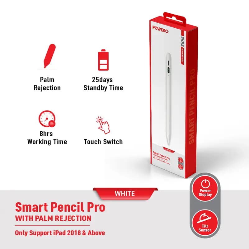 PowerO+ Smart Pencil Pro With Palm Rejection