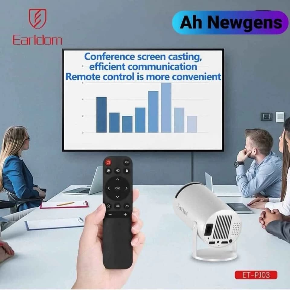 Earldom 2in1 4K Ultra HD Game Projector PJ03