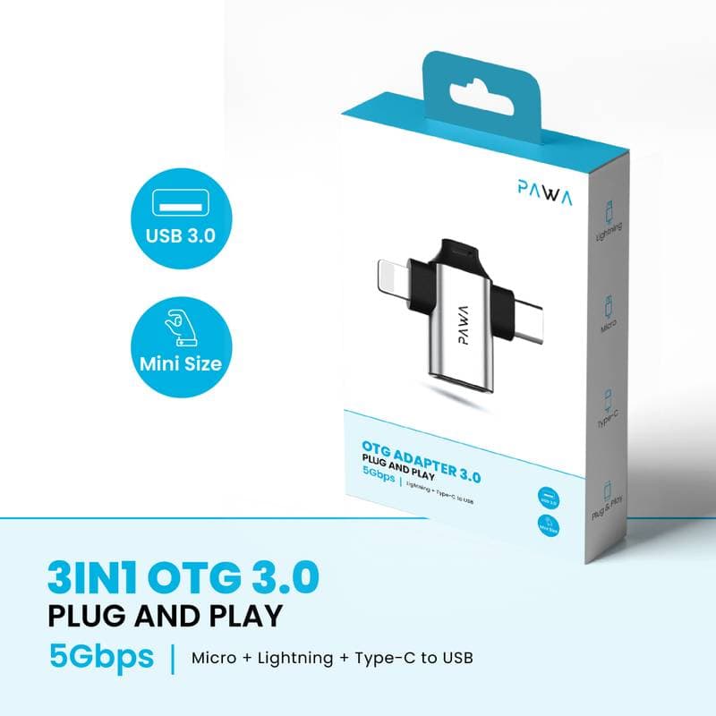 Pawa 2in1 OTG 3.0 Plug And Play