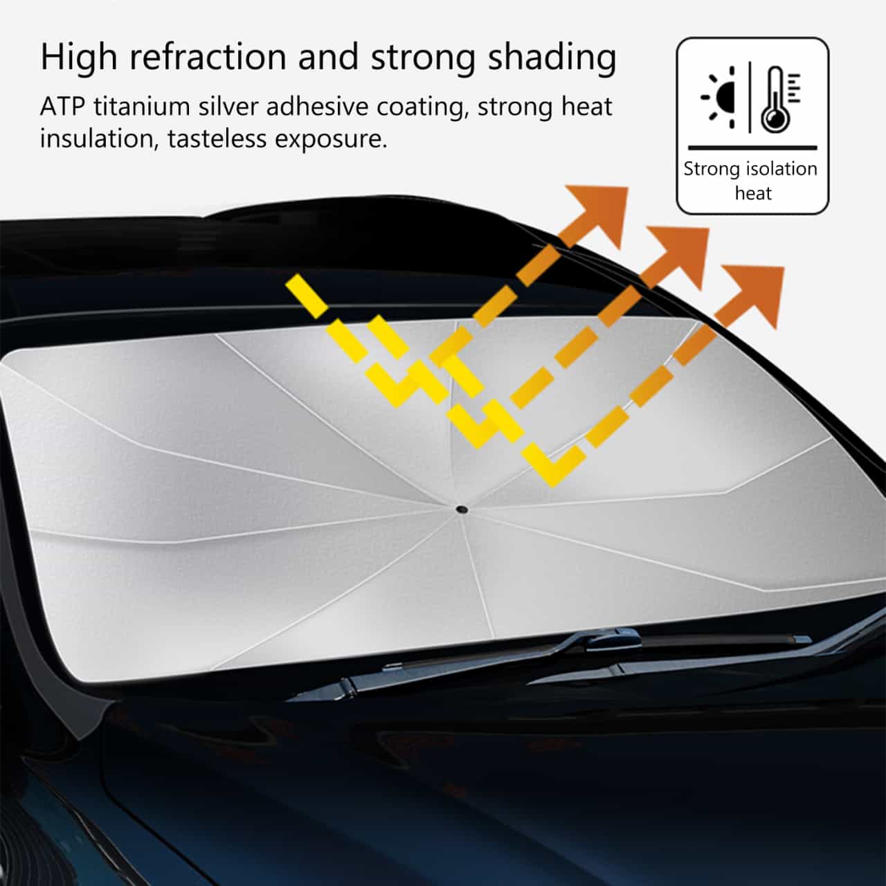 Earldom Car Windshield Sunshade Umbrella U1