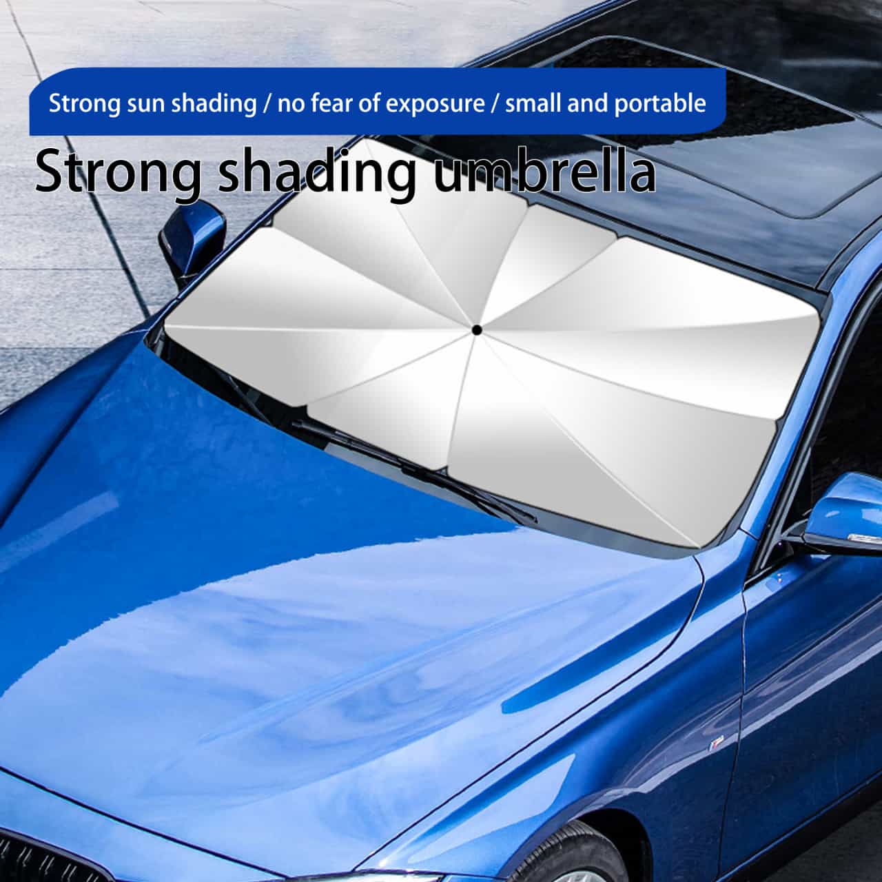 Earldom Car Windshield Sunshade Umbrella U1