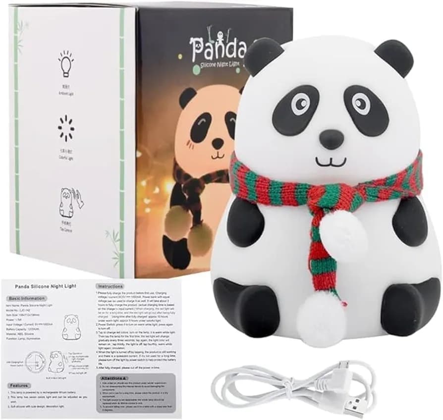 Panda Silicone Night Lamp