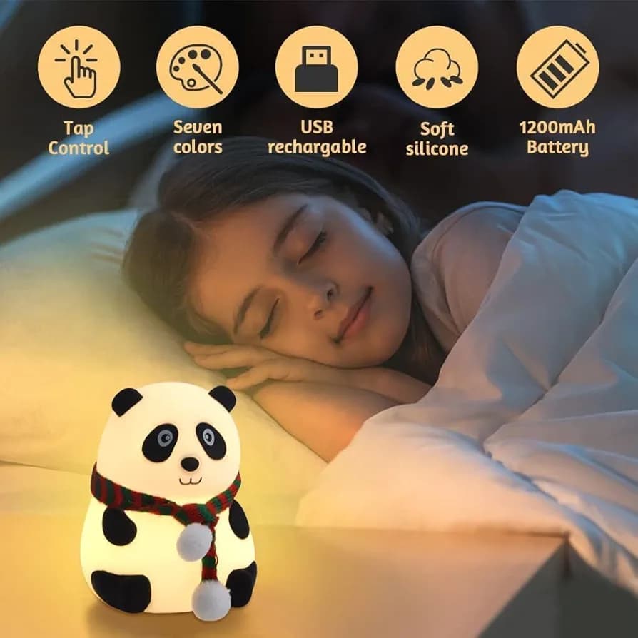 Panda Silicone Night Lamp