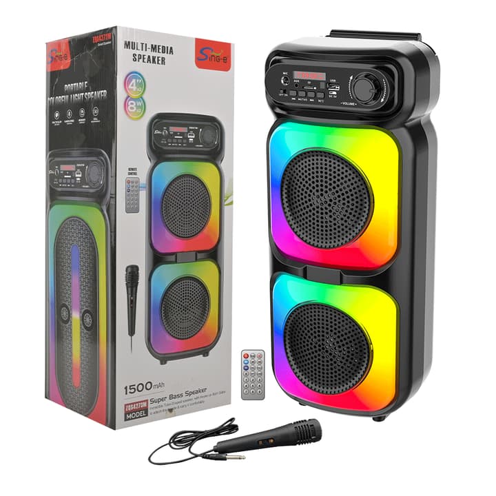 SING-E Karaoke Portable Outdoor  Bluetooth Speaker ZQS4273M