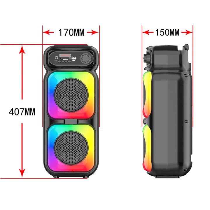 SING-E Karaoke Portable Outdoor  Bluetooth Speaker ZQS4273M