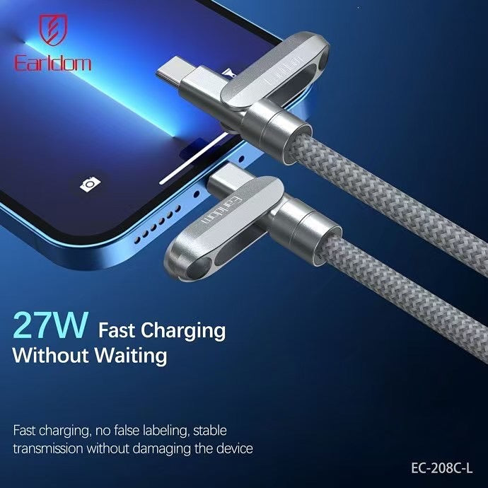 Earldom 2in1 Type C to Lightning Charging Cable EC-208C-L