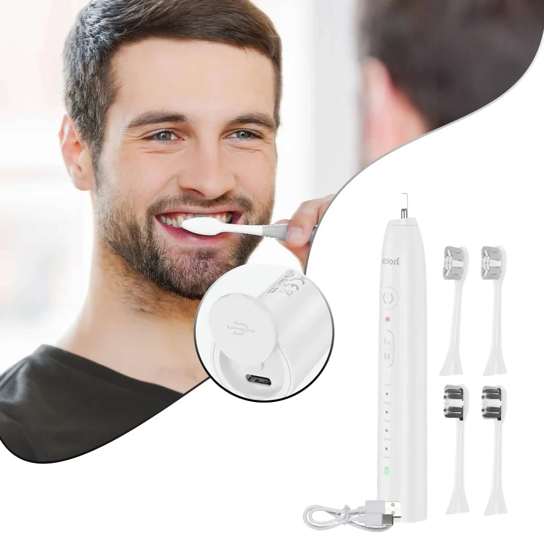 Hoco Rechargeable Electric Toothbrush with 4 Heads HP60