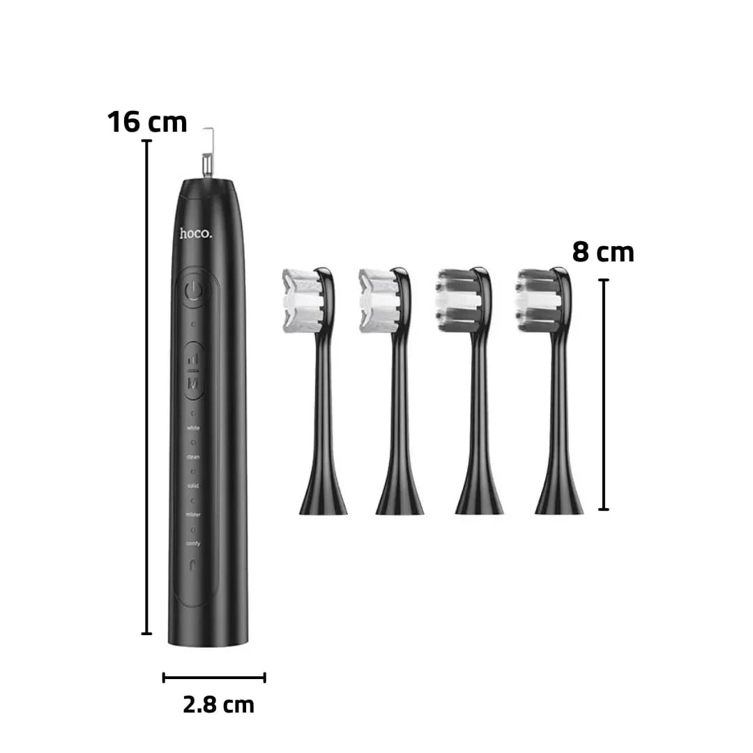 Hoco Rechargeable Electric Toothbrush with 4 Heads HP60