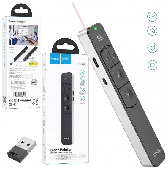 HOCO Laser Pointer Smart PPT Page Turning Pen GM202